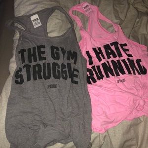 Victoria Secret work out tanks size XS